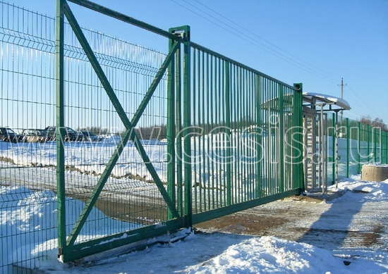 Откатные ворота консольного типа. ЦеСИС НИКИРЭТ