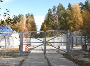 Скоростные складные одностворчатые ворота