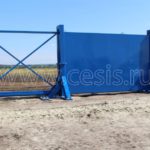 Ворота откатные противотаранные. ЦеСИС НИКИРЭТ